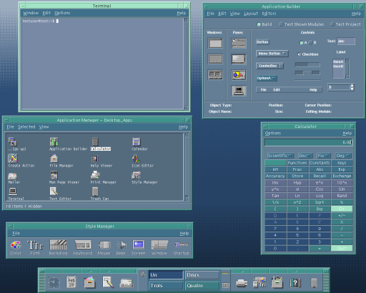 CDE Screenshot : Desktop